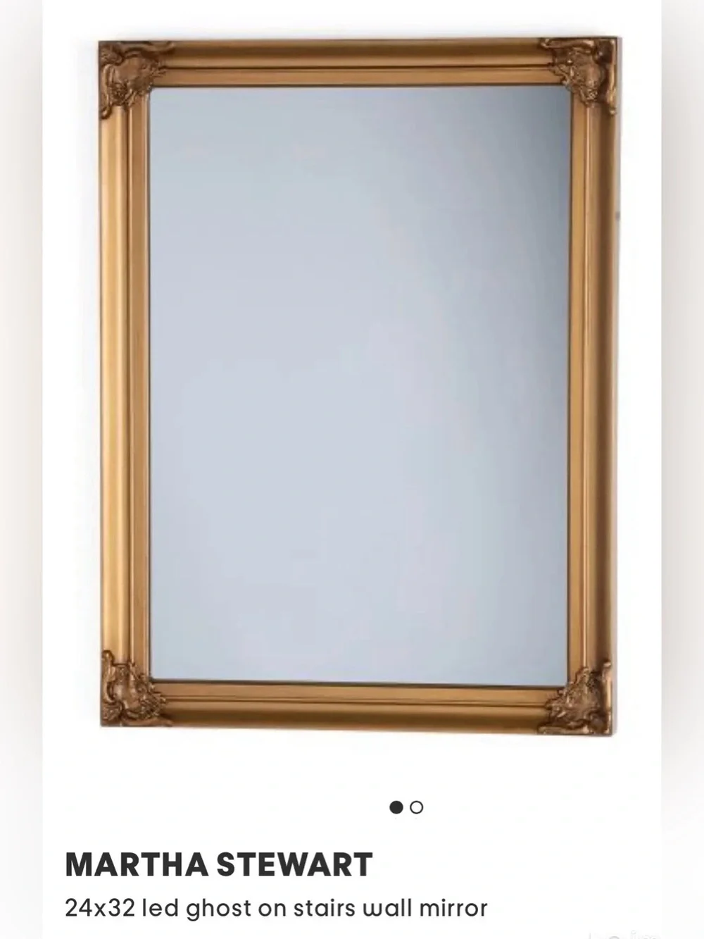 VIRAL MARTHA STEWART 4-GHOST STAIRCASE LED MIRROR — BRAND NEW IN BOX